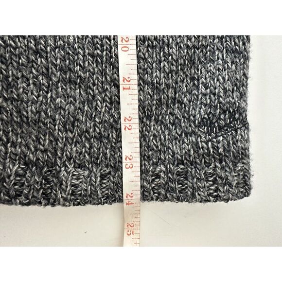 Woolrich Sweater Women Large Gray Merino Wool Blend  Zip‎ Cardigan Outdoor Cozy - Picture 9 of 9